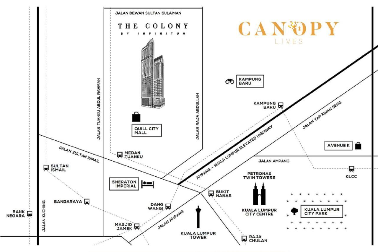 דירות קואלה לומפור The Luxe & The Colony, Klcc מראה חיצוני תמונה